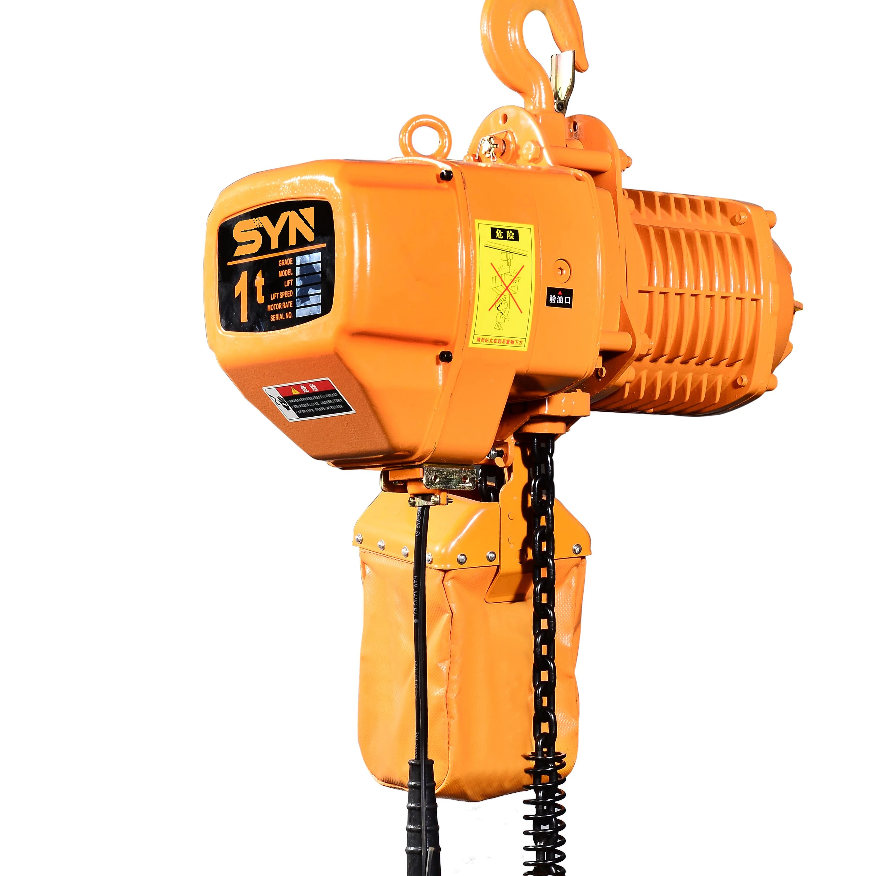 3t single chain Chain electric hoist  hook chain HHBB stationary type electric hoist