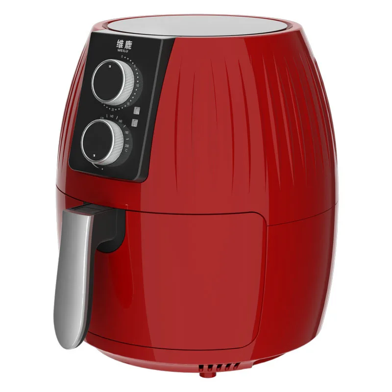 Air fryer oven chinese red household 5.5L large capacity electric fryer fries machine oil-free multi-function Air fryer