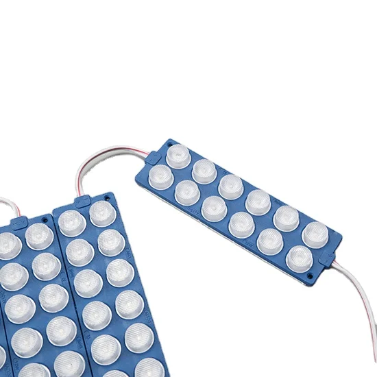 High power 12v 6w outdoor 3030smd led light box injection double side tape cheap price wide angle lens pixel module