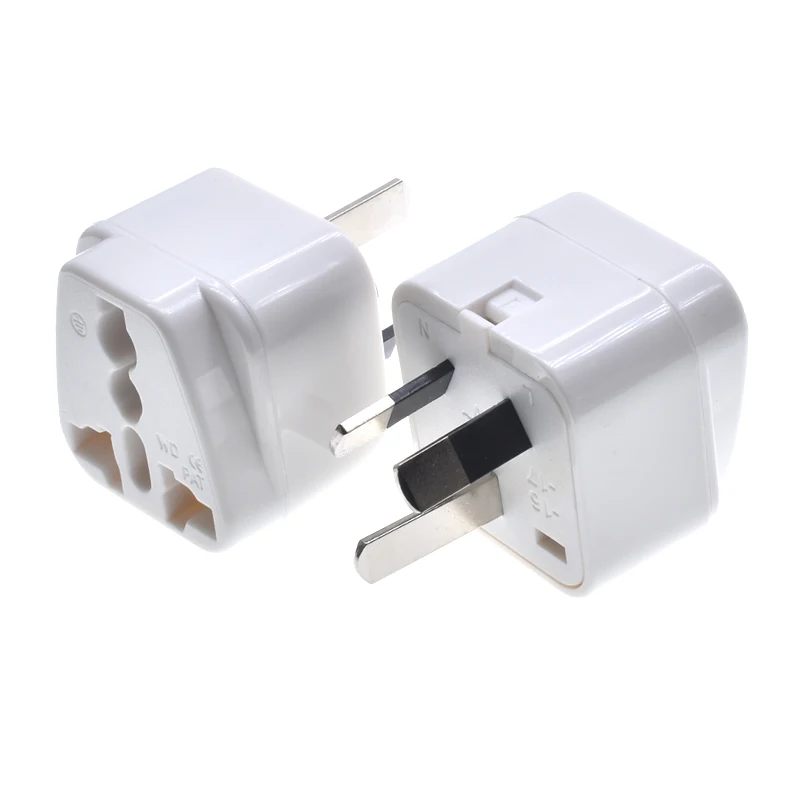 New  AU  plug adapter Type  I  Insulated function socket Universal EU/UK/AU/US to AU 3 pins plug travel conversion plug