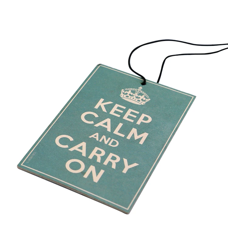 Hanging Car Freshener custom paper car air freshener
