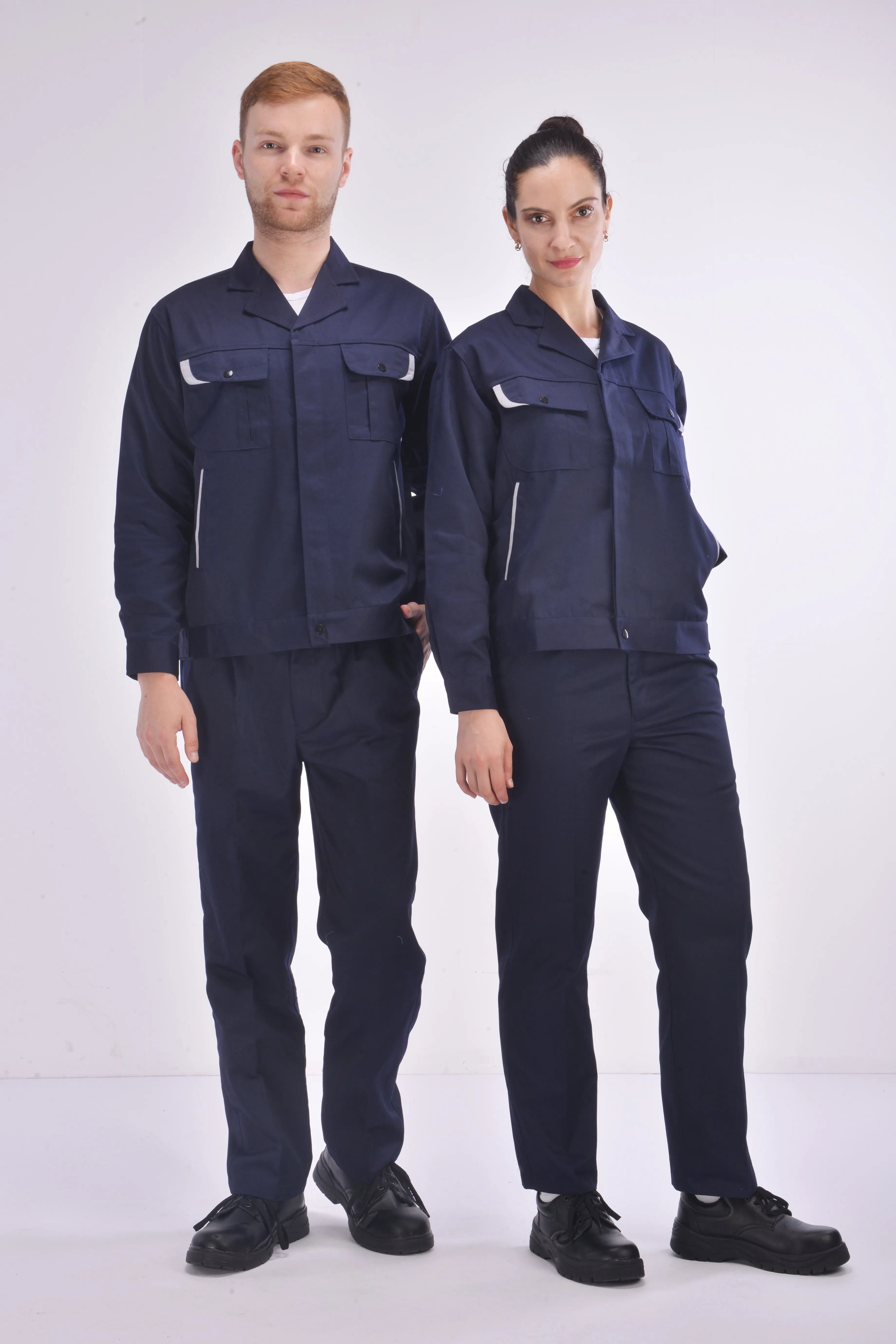 unisex Fashion design polyester cotton workwear uniform cheap workshop mechanic work suit