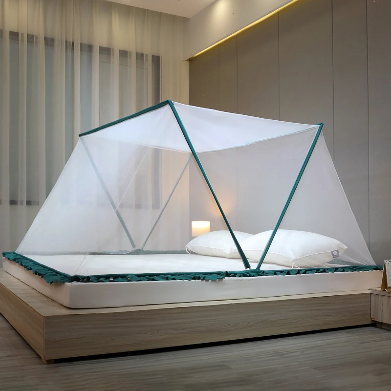Net red folding mosquito net portable installation of mosquito shield