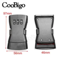 45mm Quick Side Release Buckle Webbing Password Safety Detach Buckles Outdoor Backpack Strap Luggage Bag Accessories #FLC416-45B