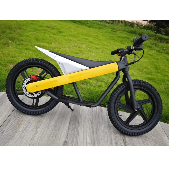 24V 250W Lithium Battery Powered Children 16 inch Electric Kids Balance Bike