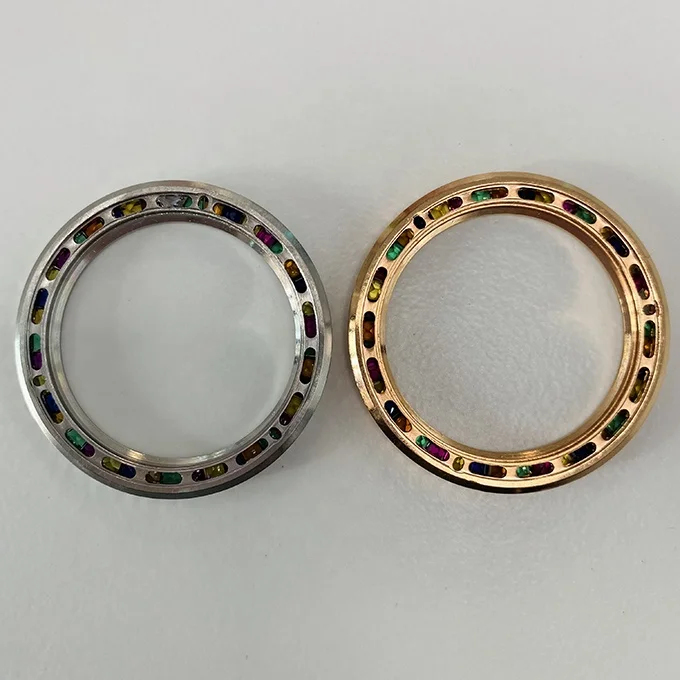 Замена керамической рамки для яхт 40 мм автоматический механизм дизайнерская Механическая Мужская рамка из нержавеющей стали 904L