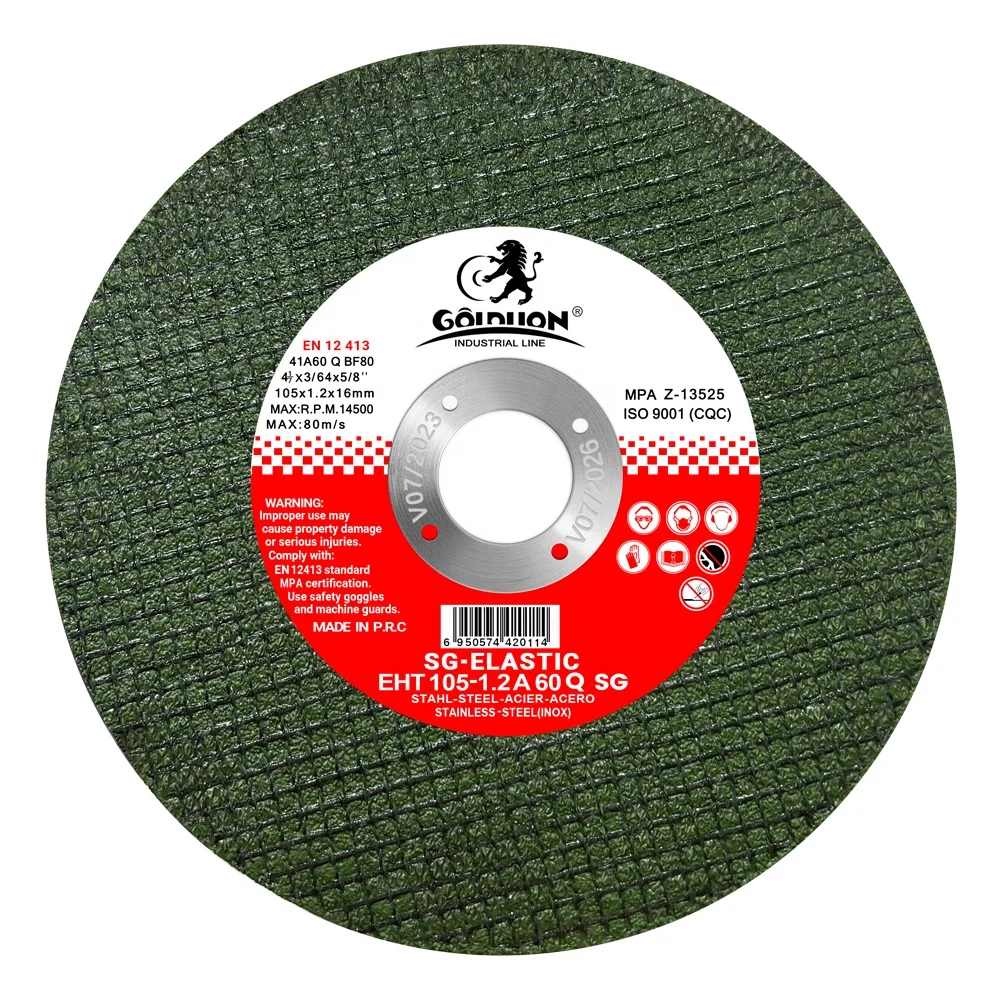 T41 105*1.2*16 mm Cutting Disc With High Quality Alumina Material for Angle Grinder and Other Abrasive Tools