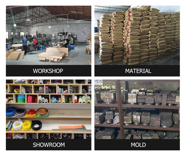 PVC stair plastic anti-collision anti-slip strip school kindergarten protection self-adhesivewall edge guards corner cover