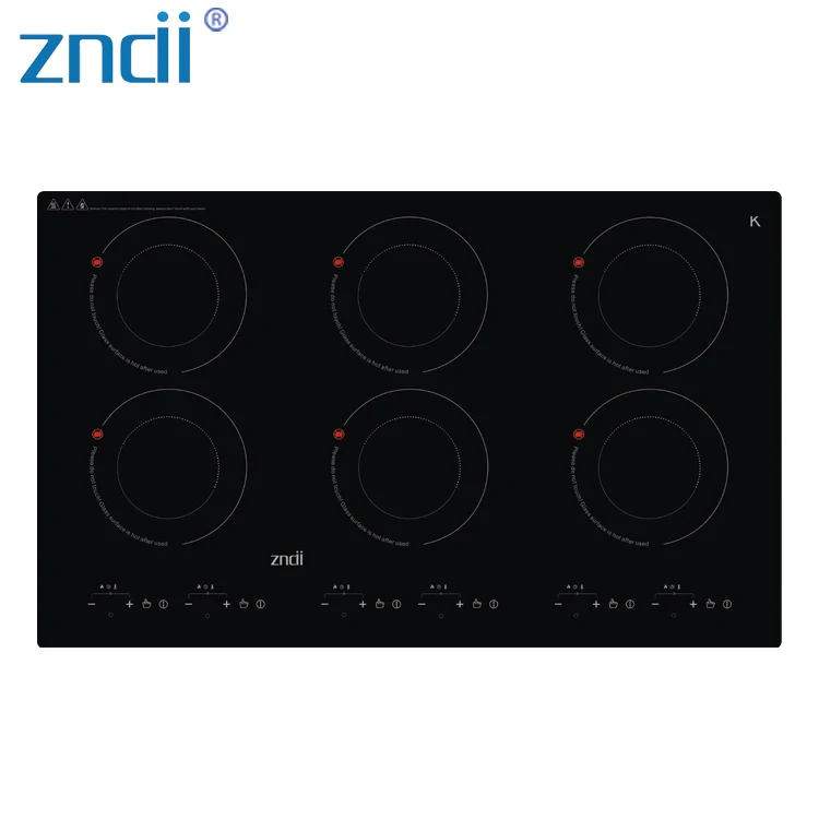 6 Burners Induction Cooktop Built In Cooker Commercial Electric Ceramic Stove