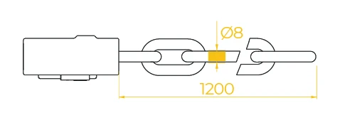 Wholesale Price Anti-theft Highly Efficient Alarm System Bicycle Chain Lock for Bike Wheel