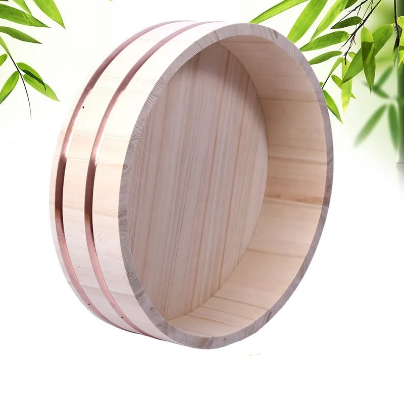 
Japanese Wooden Sushi Berrel Sushi Oke Sushi Hangiri 