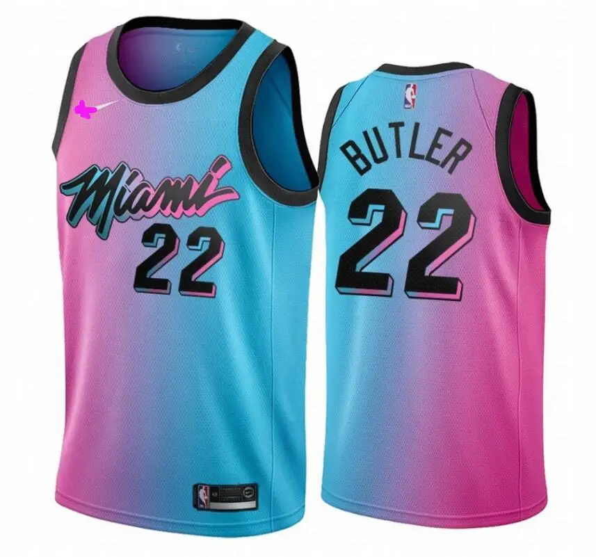 2021 Latest Miami Basketball Team Jersey High Quality Number 22 Butler Basketball Jersey Stock