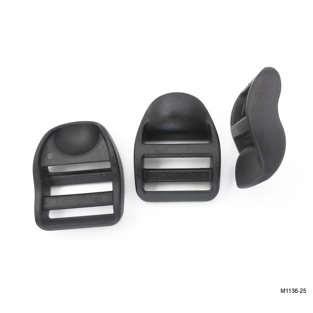 Quick Side Release Tri Glide Slider Ladder Lock Buckle Adjuster for Backpack, Webbing, Belt, Strap Clip Replacement