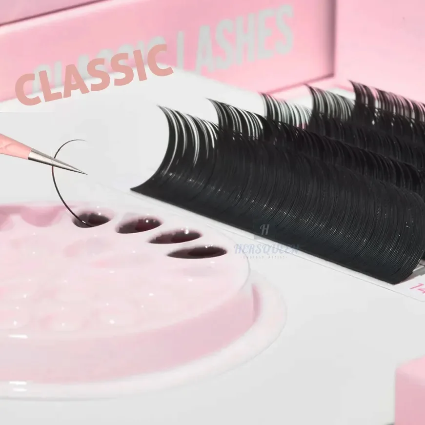 0.25 gorgeous individual eyelash extensions silk soft natural classic eyelashes custom package korea premium eyelash extensions