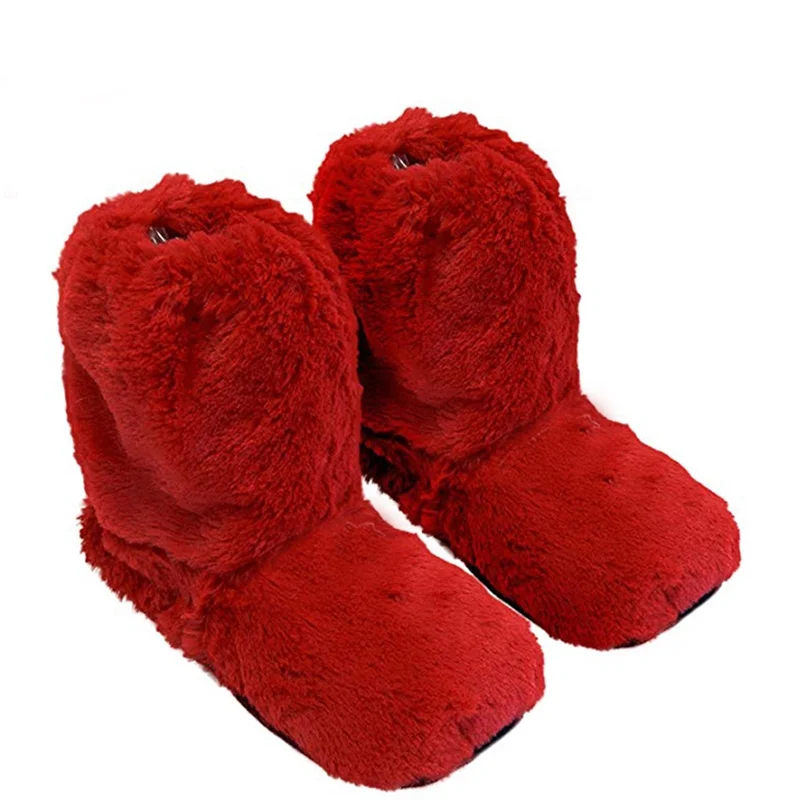 Heatable Microwavable Indoor Slippers  warm seed Lavender inside slippers buckwheat inside slippers