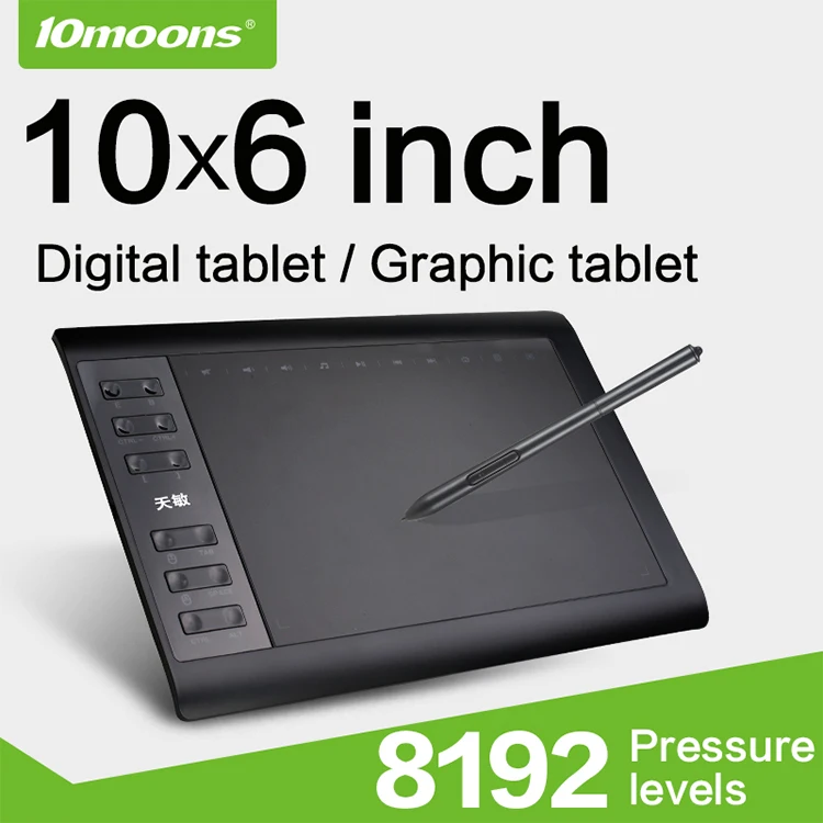 
Professional Drawing Hand Writing Tablet Pad Electronic USB Digital Graphic Tablets 
