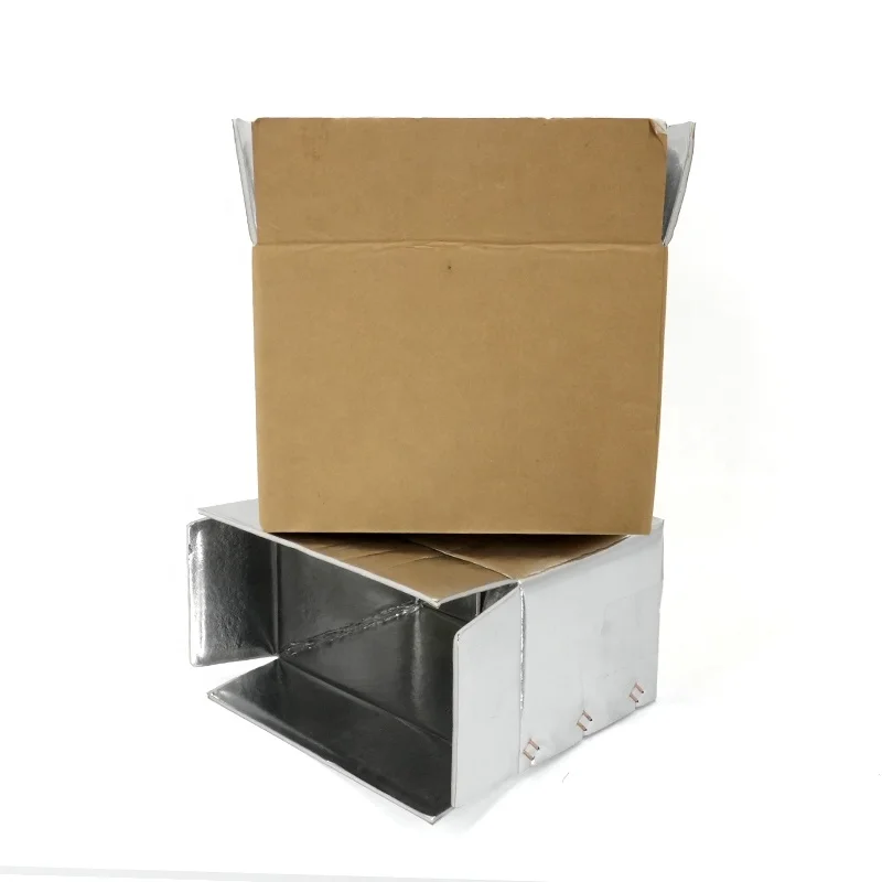 Wholesale Custom Cardboard Carton Cold Shipping Insulated Packaging Box For Transporting Frozen or Hot Food