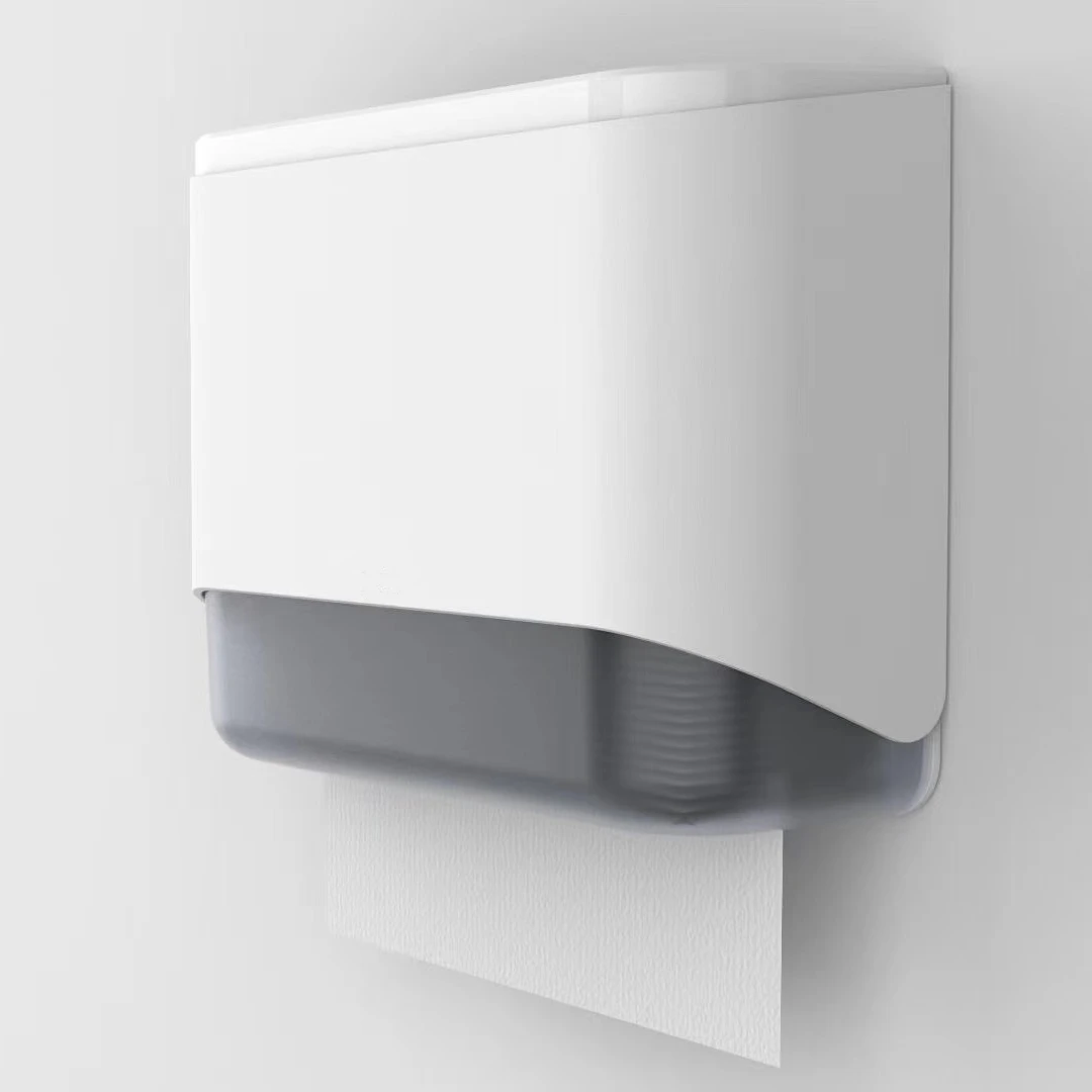 No punching Large capacity square Jumbo paper towel dispenser Wall mounted tissue box holders ABS toilet paper dispenser