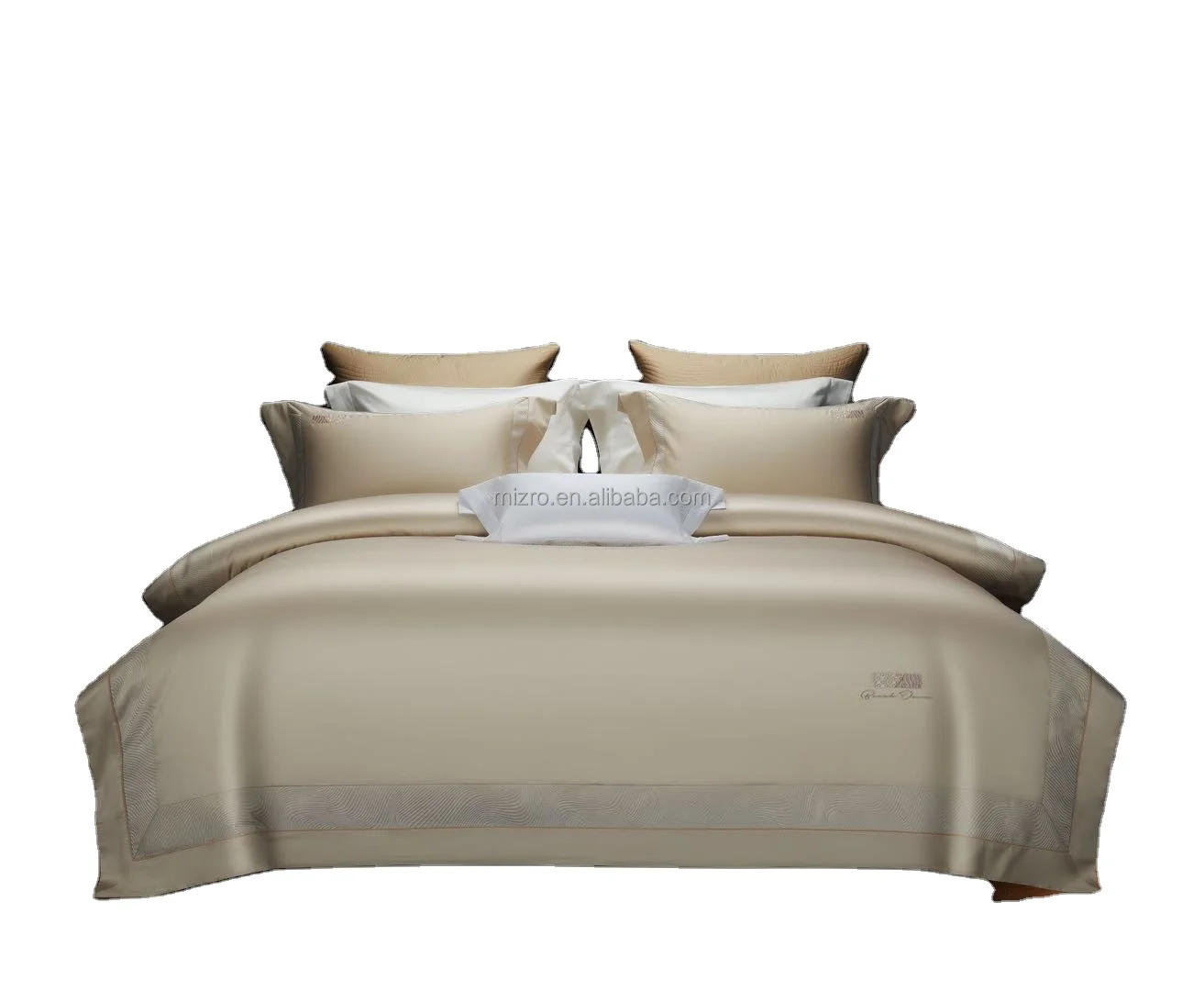 Роскошный длинный штапельный хлопковый 100% хлопок King Queen & Full SIZE оптовики вышитый пододеяльник