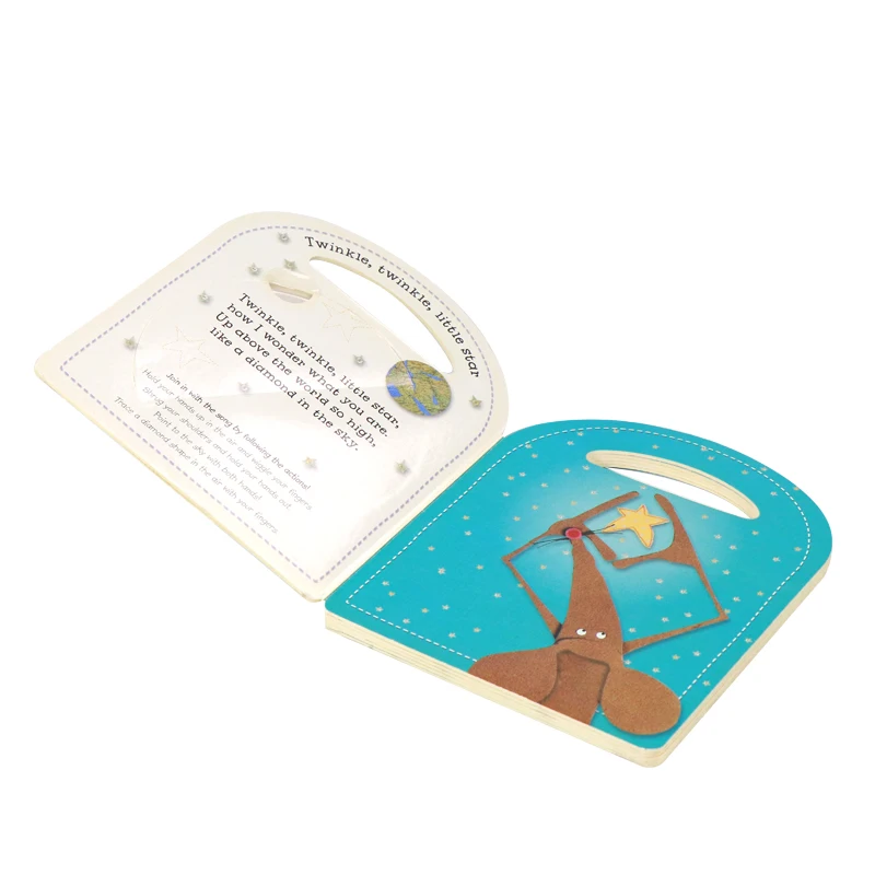 China Manufacturer Board Book High Quality Kids Cardboard Books Printing Cut-Die Hardcover Children Picture Books