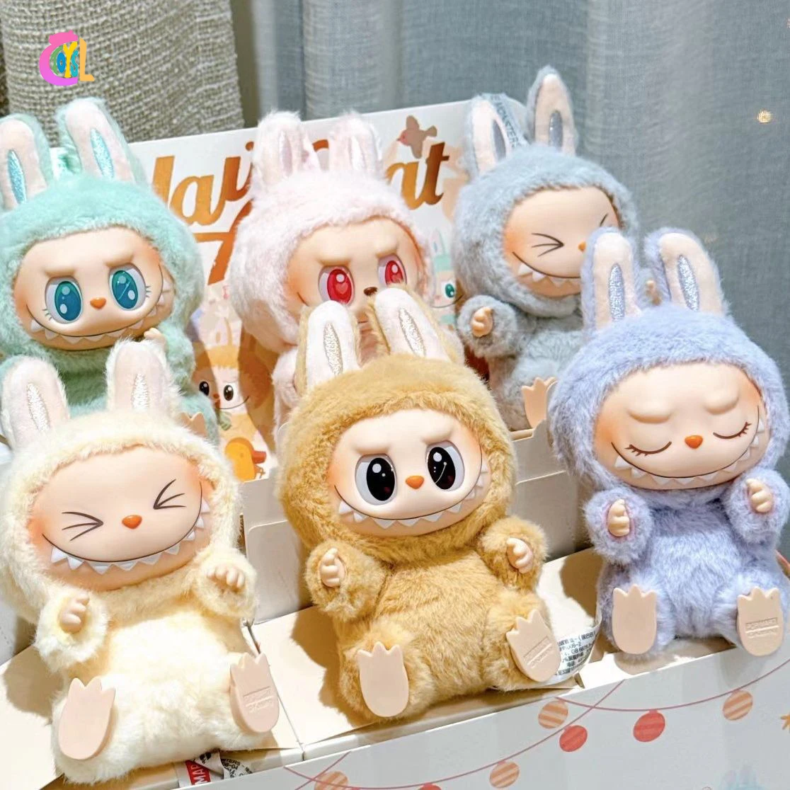 Модная Слепая Коробка Labubu The Monster милая кукла Zimomo Mokoko VOL.2 серия есть сумка для сидения кулон брелок игрушка таинственная коробка