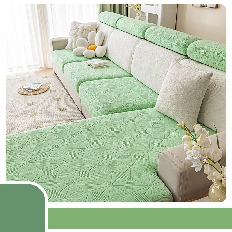 Jacquard Soft Sofa Pillow Cover Seat Cushion  Slipcover Sofa Cover For Home Protect
