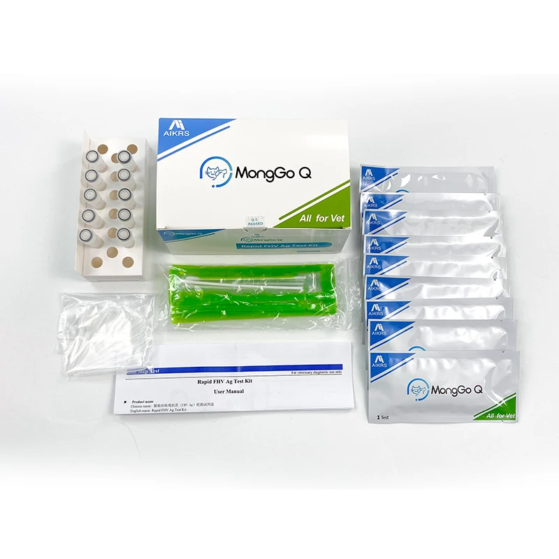 High accuracy clinic use Feline Herpesvirus-I antigen FHV Ag test kit for pet hospital