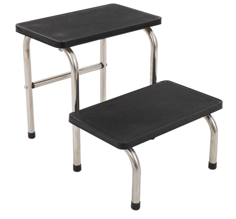 Hospital furniture double layers 304 stainless steel footstep medical