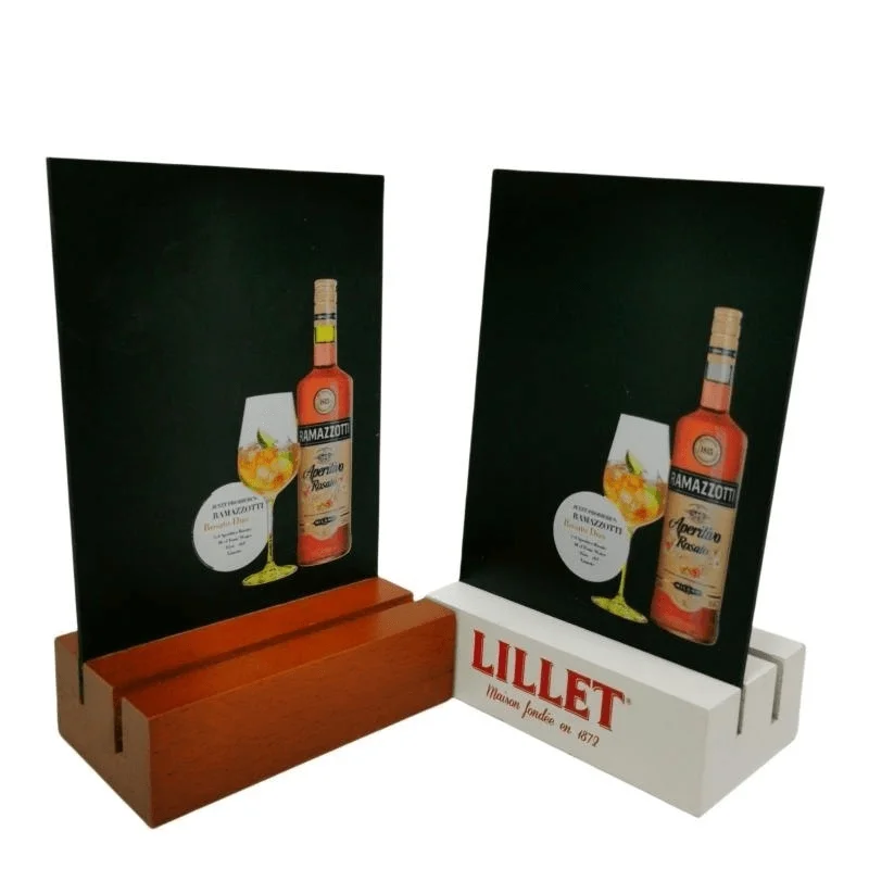 Sign holders for acrylic wood table number display stands place card holder photo stand