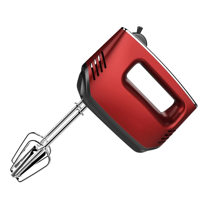 
100w 120w 5 speed automatic multi-fucton plastic electric hand held egg mixer without base 