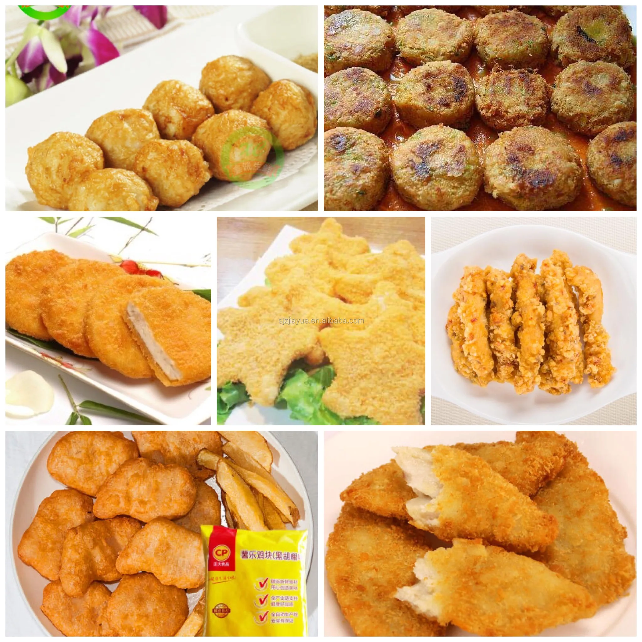 Конвейерная фритюрница для куриных nuggets/рыбных