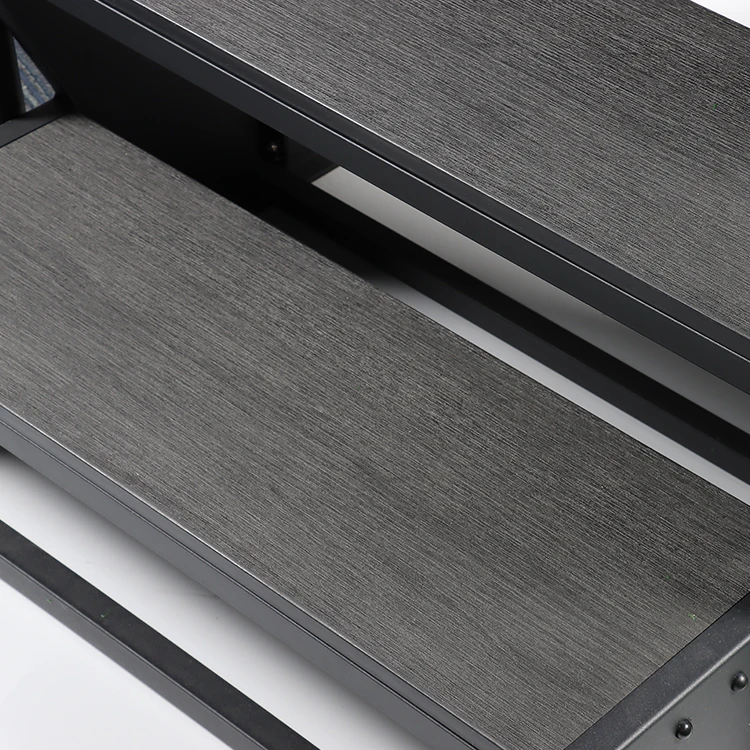 TSPK 3-tier swim spa step High-end texture wood plastic step suitable for hot tub&swimming spa step