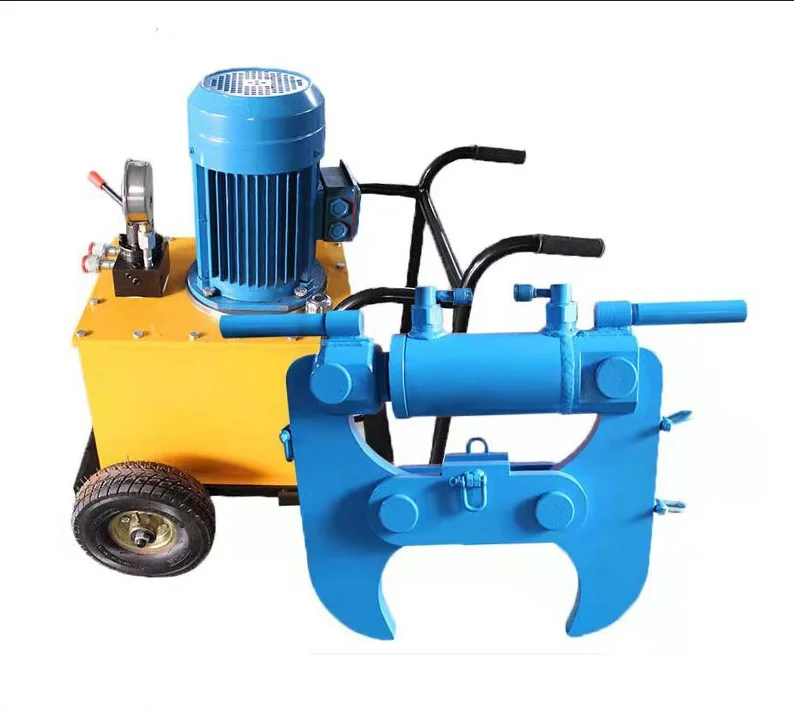 Concrete hydraulic shears, hydraulic house demolition, alligator jaw pliers, excavator, mobile crusher