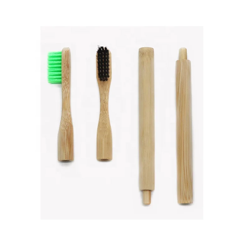 BT-CO-S-03 Wholesale Replaceable Bamboo Toothbrush With Replaceable Head