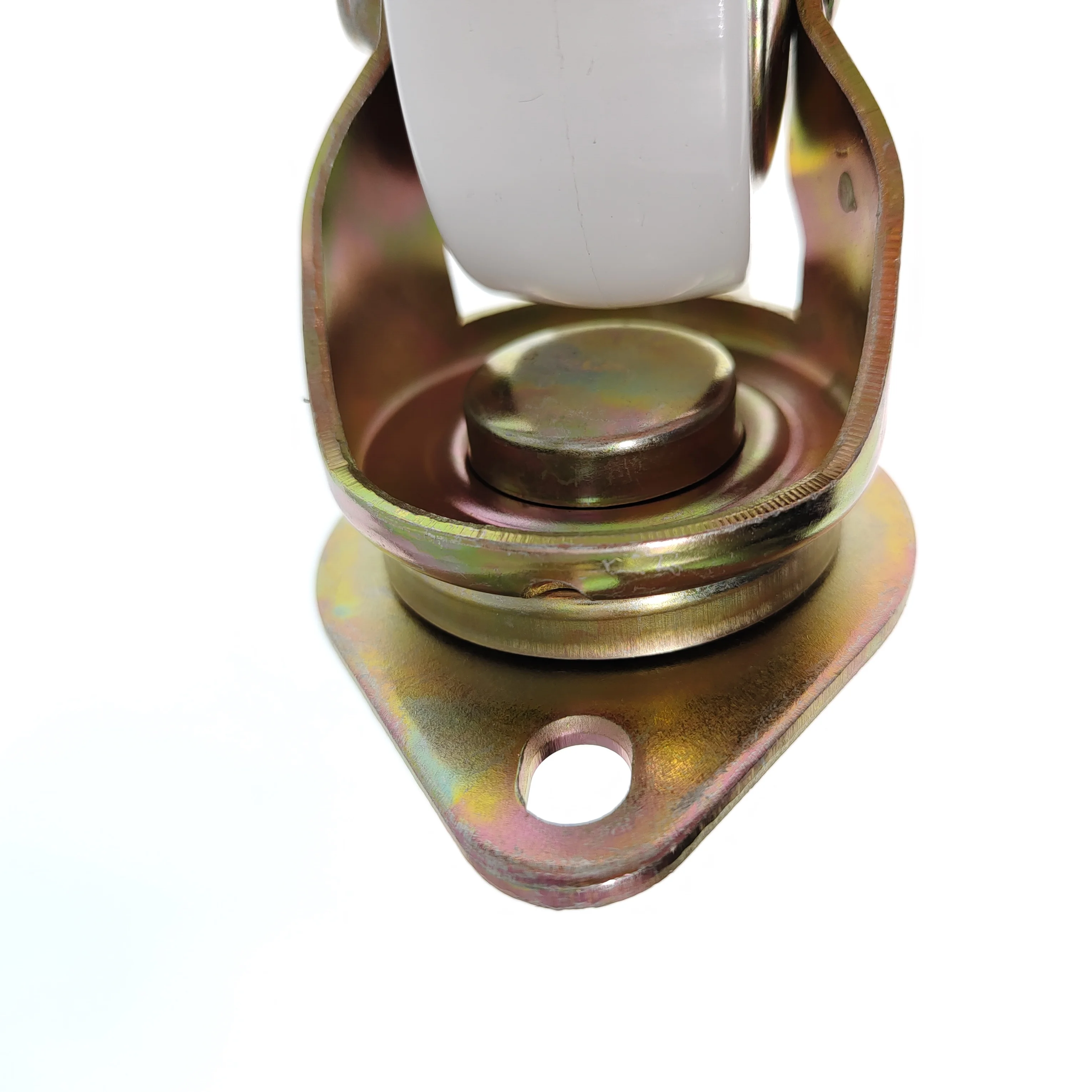 3 inch Diamond Top Plate Swivel Nylon Wheel Zinc Plated Airport Conveyor Equipment sortation deck Air Cargo Caster Wheel