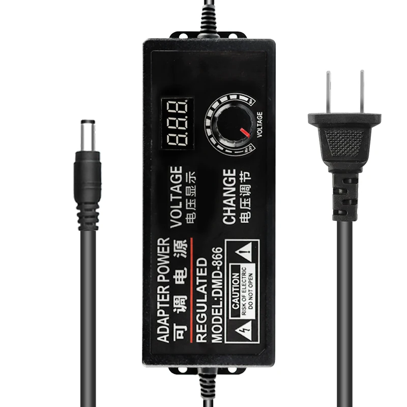 Adjustable Helicoid Adapter AC to DC 12V 5A 60W Multi Voltage Power Adapter