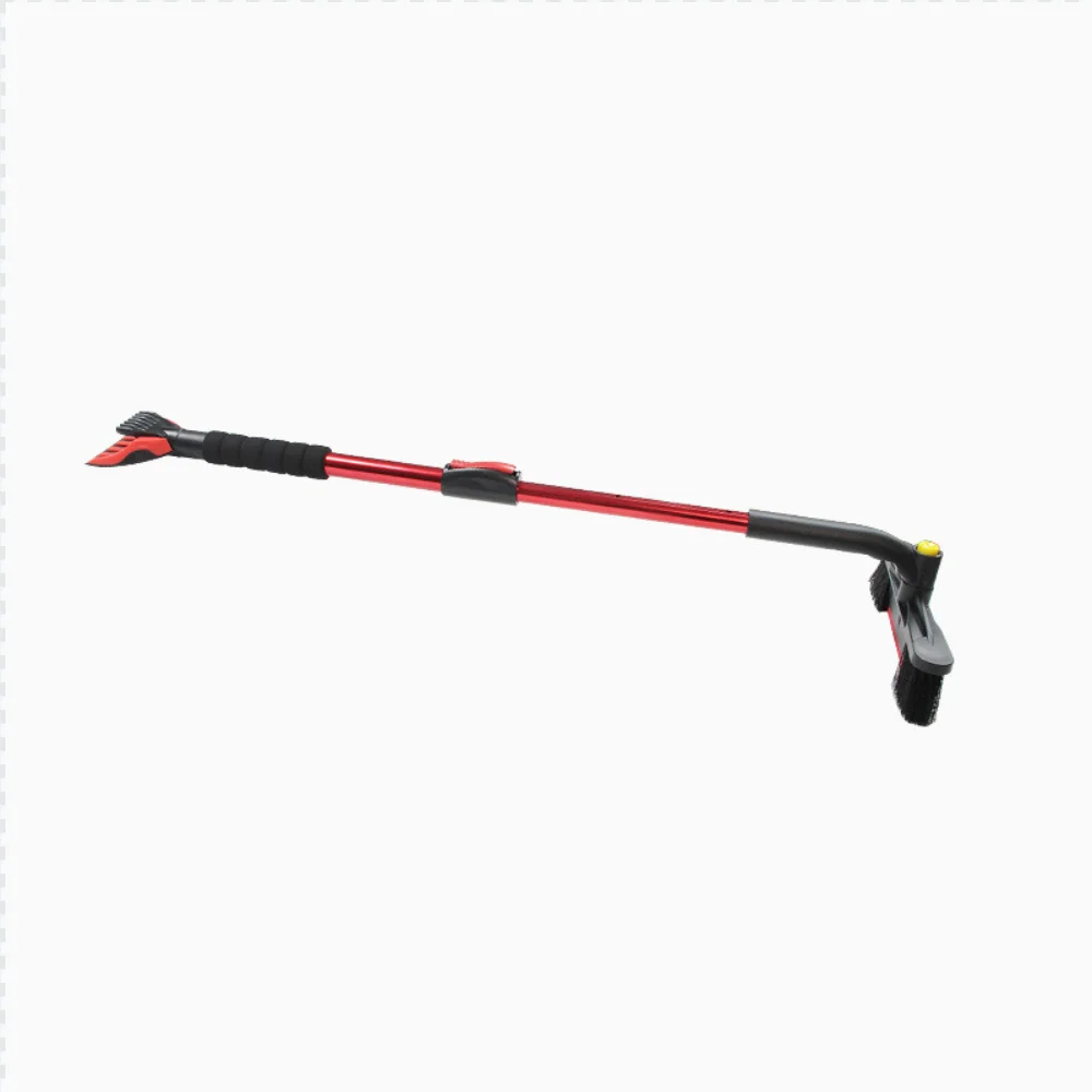 Retractable snow removal shovel and scraper for