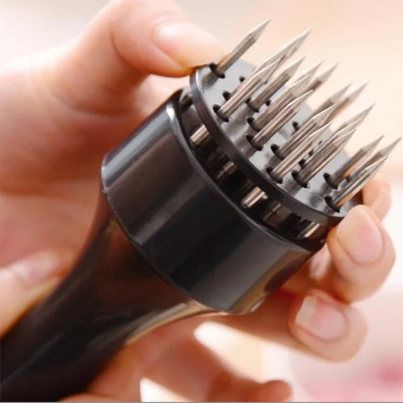Household Kitchen Tools Meat needle Tenderizer Stainless Steel Manual for Soften Meat Sauce Injector Marinade and Meat Tenderize