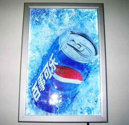 Led slim light boxes picture frame 25/32mm profile advertising light box