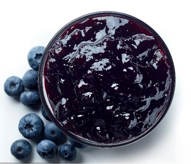 Вкусный джем приправленный черникой