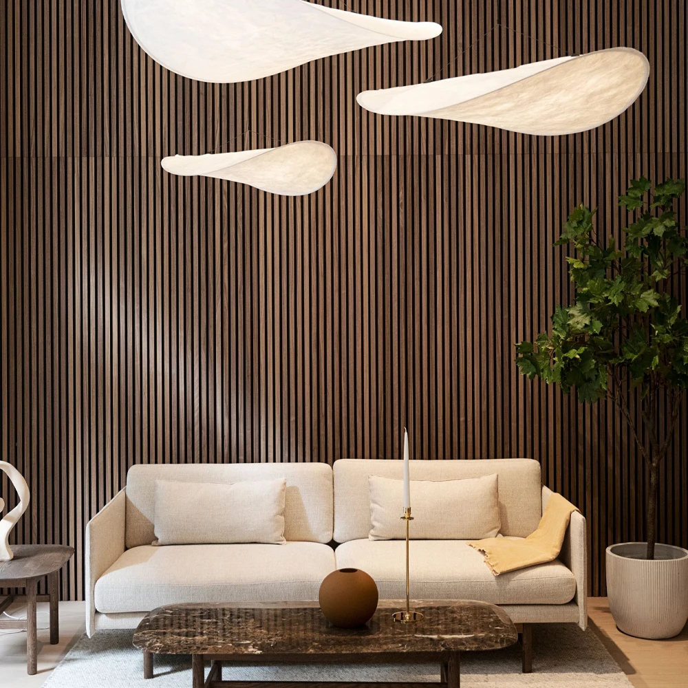 Akupanel Acoustic Panel MDF Wooden Slat Wood Wall sound absorbing Panel PET Acoustic Panel