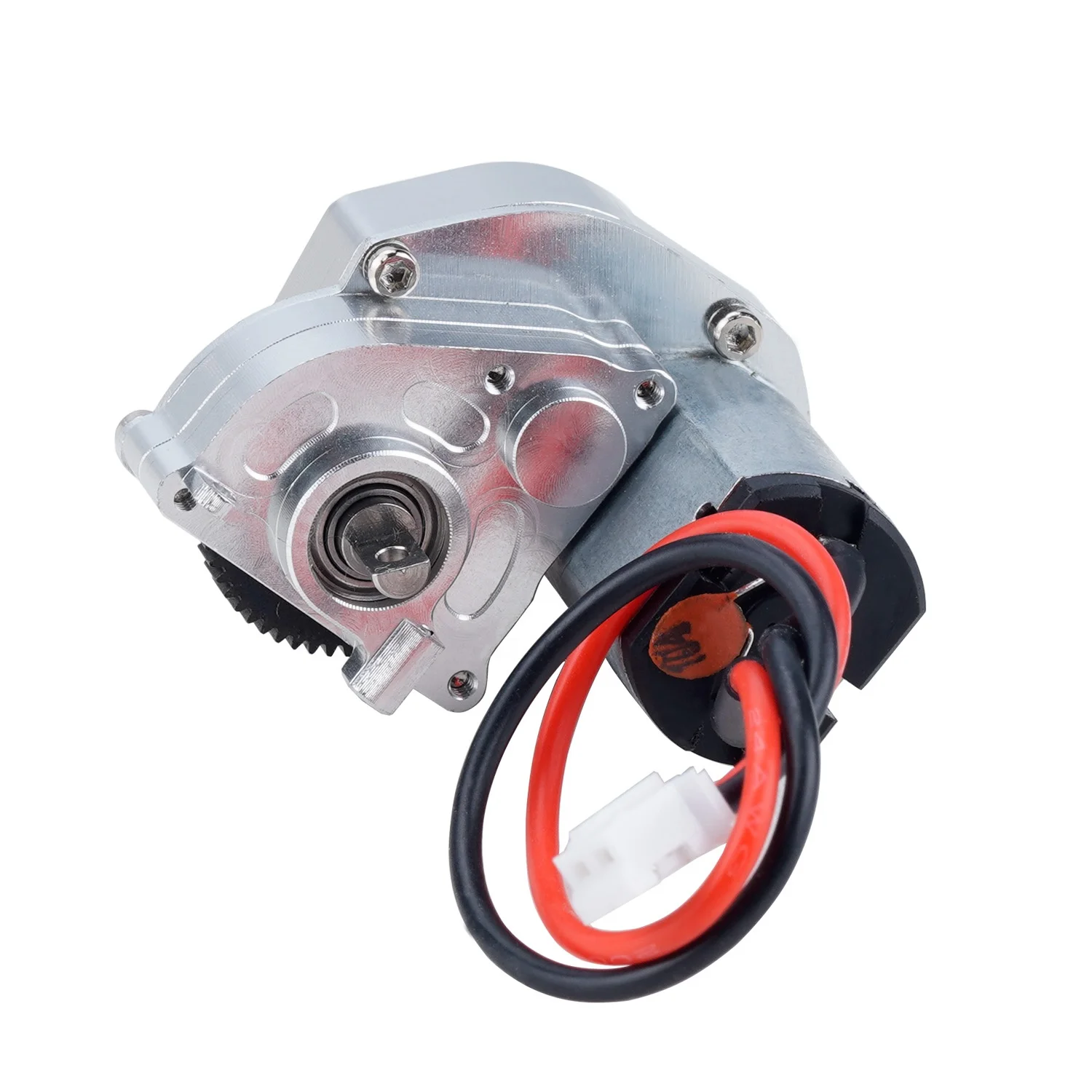 XJL RC Gearbox Metal with 540 Motor 55T for Axial SCX24 Bronco Gladiator Deadbolt C10 Upgrades Parts 1/24 RC Crawler