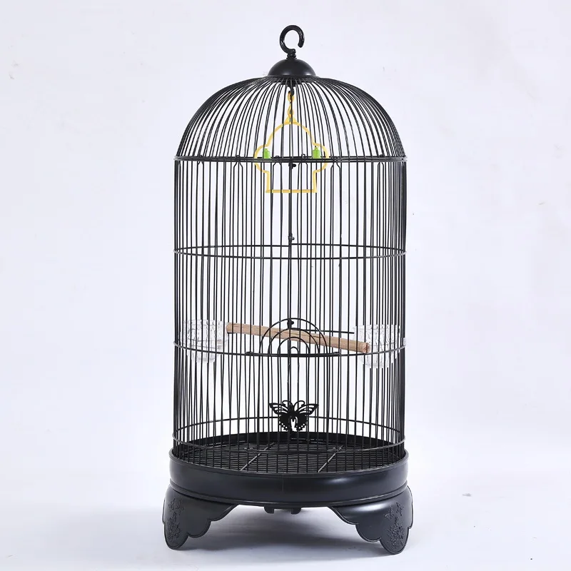 New Hot Sale Manufacturer Wholesale Useful Metal Round Roof Parrot House Cage