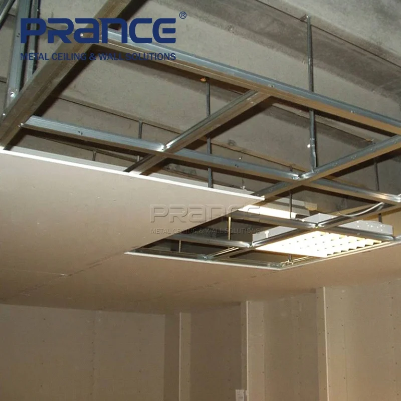 Galvanized steel metal framing for drywall ceiling