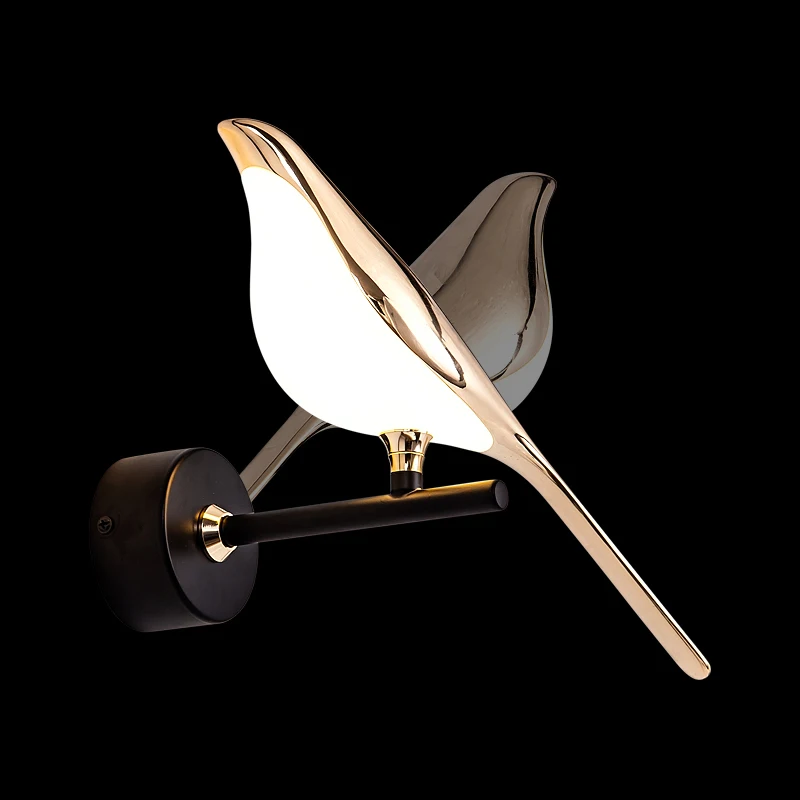 Led Wall Lamp magpie Bird Model Light Sconce Light Indoor Lighting Home Kitchen Bedside Bedroom LivingRoom Home Decoration