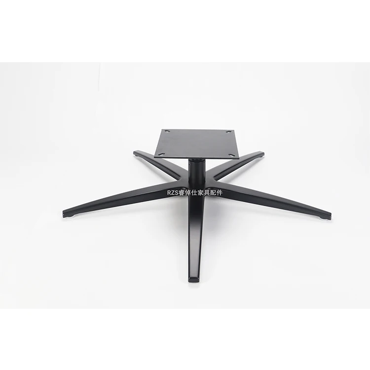 Swivel leisure chair Wholesale office chair accessories aluminum alloy leg base for chair parts