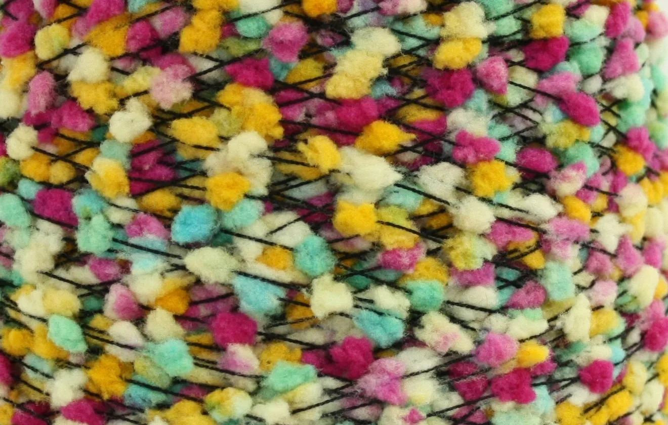 Bright gradation color hand knitting yarn for stationary and collage