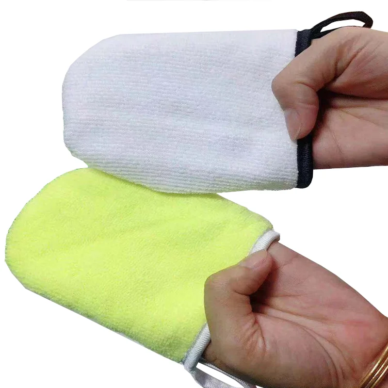 Customised Colors Microfiber Makeup Remover Glove/Mitt