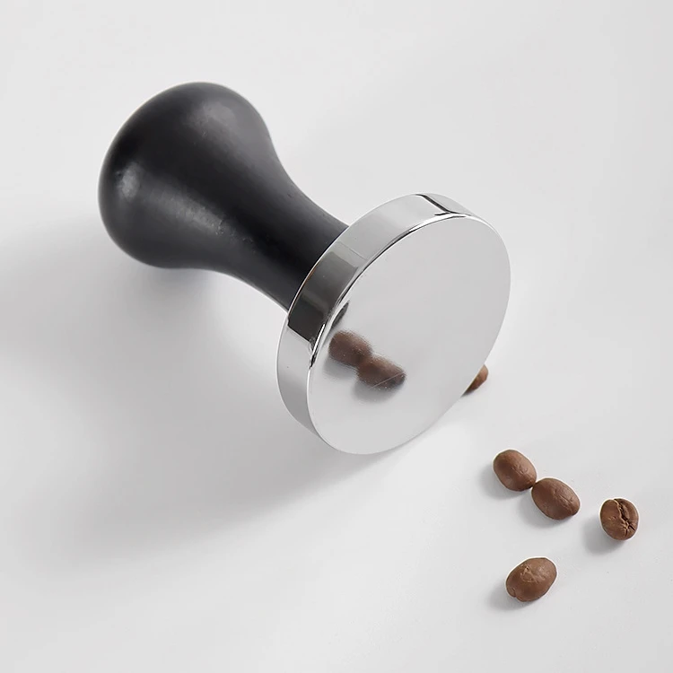 Cafe Accessories Coffee Tamper Coffee Distributor S49/51/53/58mm Coffee Hammer Tamper Espresso Press Force Powder Tamper
