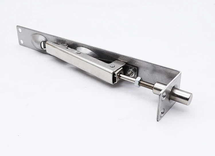 Hot Sell 304 Stainless Steel Tower Bolt Unequal Double Door Concealed Latches Security Lock Heavy Duty Flush Door Bolt